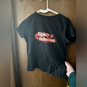 Slightly Delusional crop top
